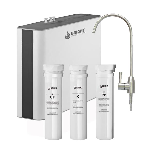 Bright Water Filters - V-3E Under-Sink Water Filter System with Tap