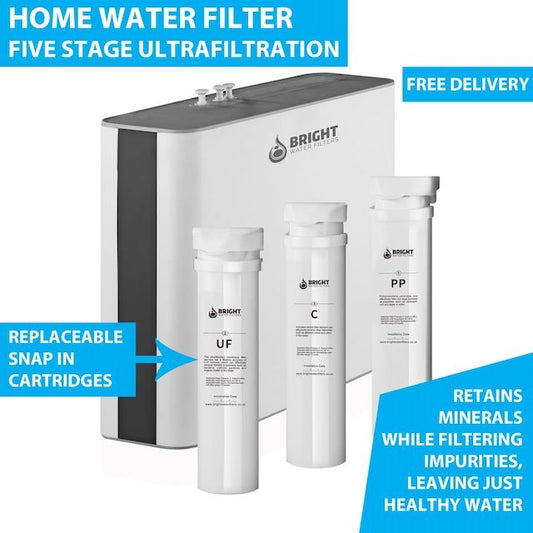 Bright Water Filters - V-3E Under-Sink Water Filter System with Tap