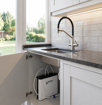 Bright Water Filters - Magnetic 3-Way Filtered Water Tap – Stainless Steel Pull-Out