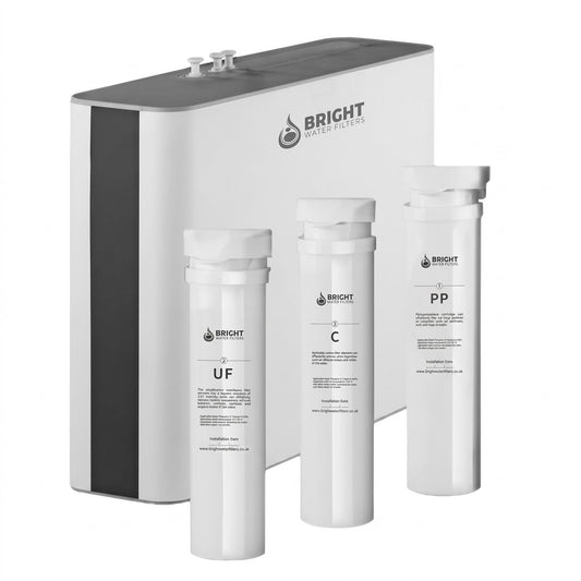 Bright Water Filters - V-3E Under-Sink Water Filter System – Without Tap