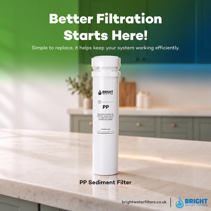 Bright Water Filters - V-3E Replacement Coconut Activated Carbon Filter – Single Pack