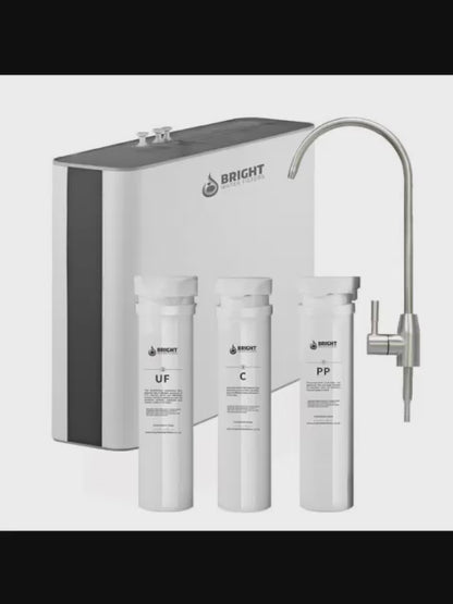 Bright Water Filters - V-3E Under-Sink Water Filter System with Tap